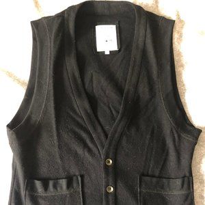Rag & Bone Black Wool Vest